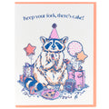 Birthday Raccoon Card Porchlight Press Letterpress