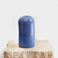 Pill Shape Vase -  Blue DB Studio