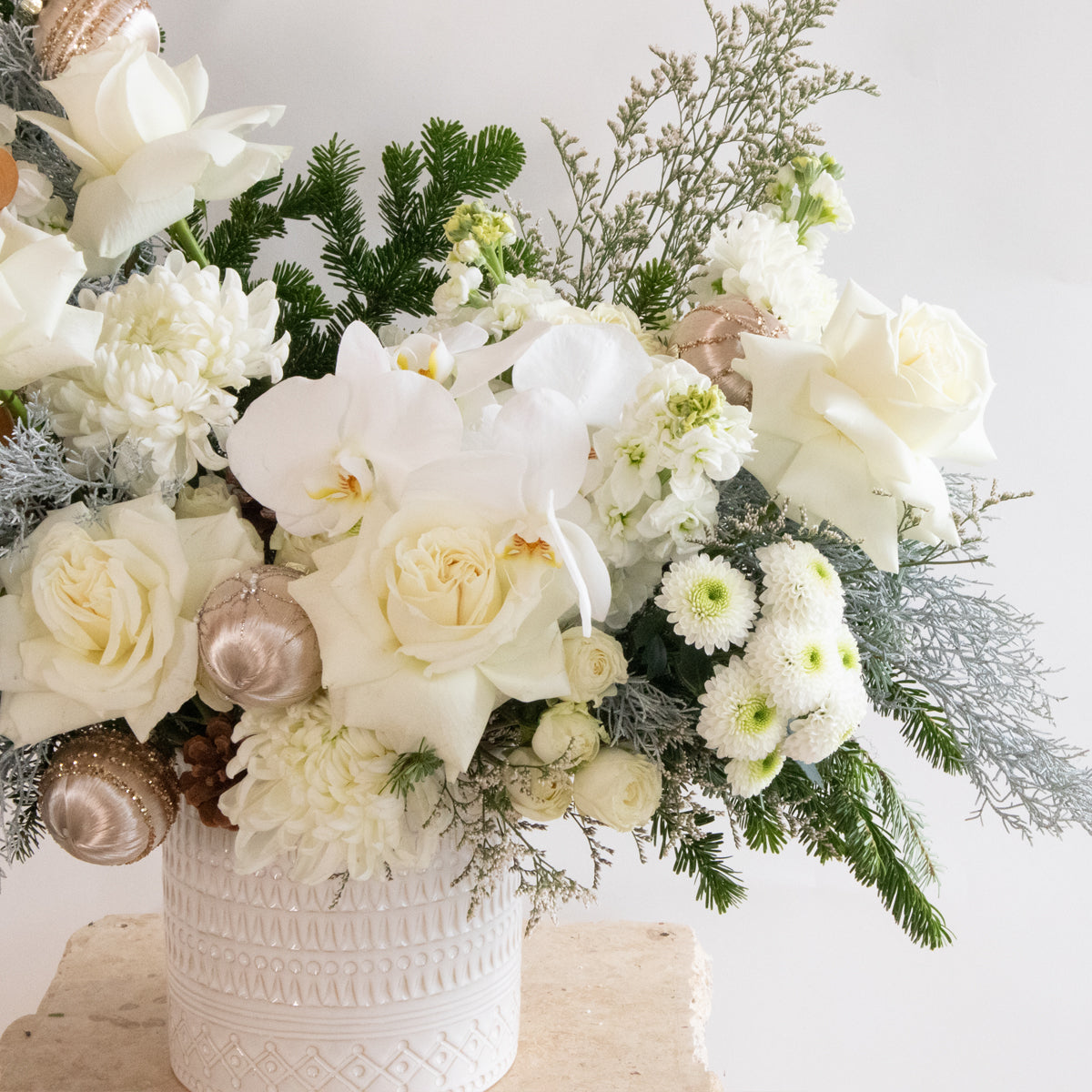 Snowdrop Vase Arrangement DB Studio