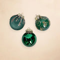 6cm Green Christmas Balls (Set of 12) DB Studio