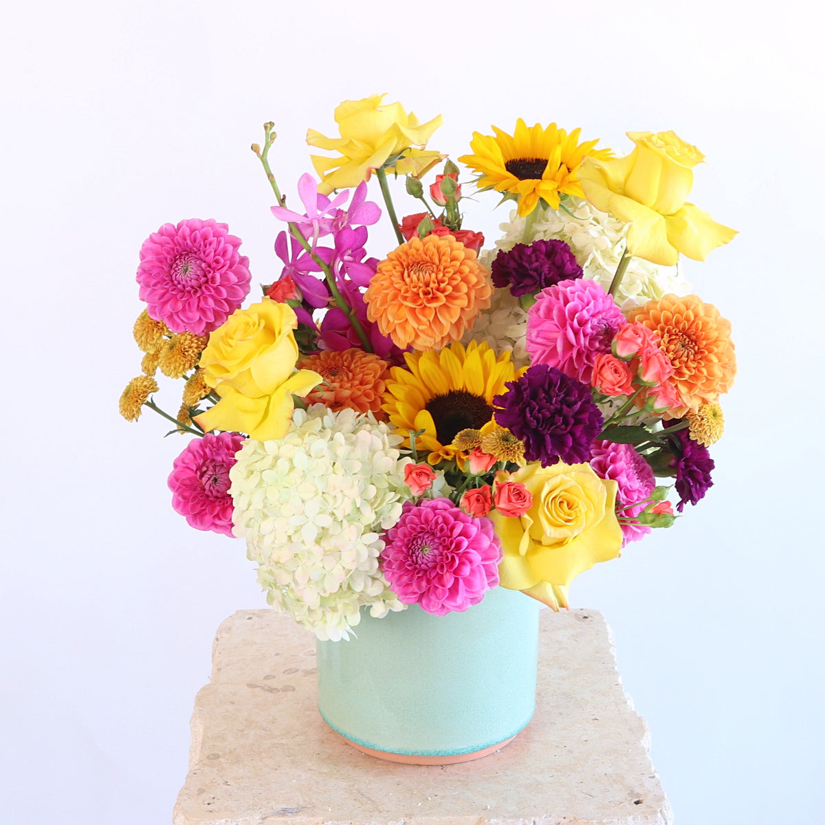 Designer Blooms Choice Vase - Bright and Cheerful DB Studio