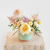 Buttercream Vase Arrangement Designer Blooms Canada