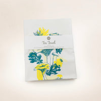 Chanterelle Mushroom Tea Towel - Foraging Series Porchlight Press Letterpress