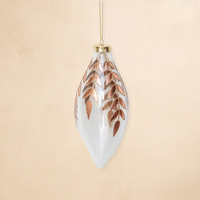 Clear Gold Vine Finial Ornament DB Studio