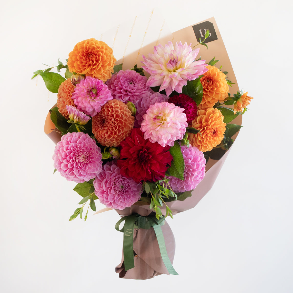 Dahlia Bright and Cheerful Bouquet Designer Blooms Canada