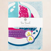 Dinner Tea Towel - Breakfast/Lunch/Dinner Series Porchlight Press Letterpress