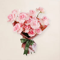 Dozen Pink Roses Bouquet DB Studio