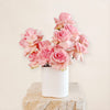 Dozen Pink Roses Vase DB Studio