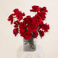 Dozen Red Roses Vase DB Studio
