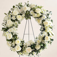 Elegant White Wreath DB Studio
