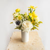 Lemon Chiffon Vase Arrangement DB Studio