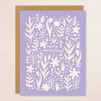 Lavender Anniversary - Greeting Card Badger & Burke