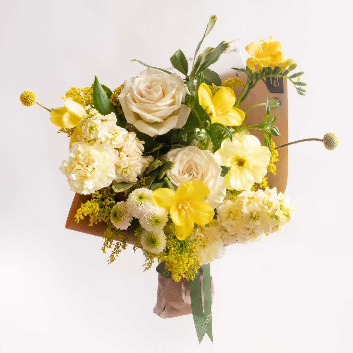 Lemon Chiffon Bouquet DB Studio