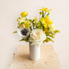 Lemon Chiffon Vase Arrangement DB Studio