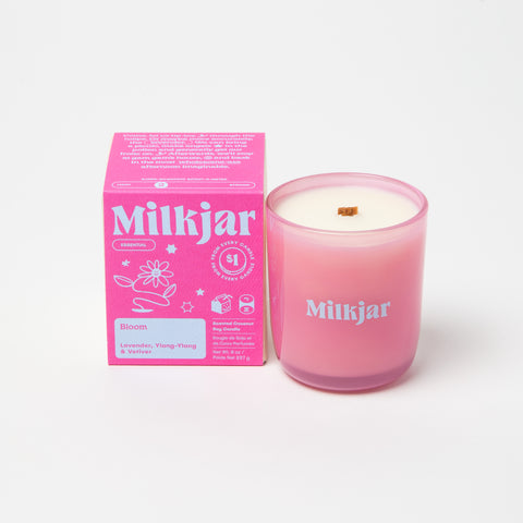 Milk Jar Candle - Bloom 8oz DB Studio