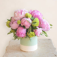 Peonies Vase Arrangement DB Studio