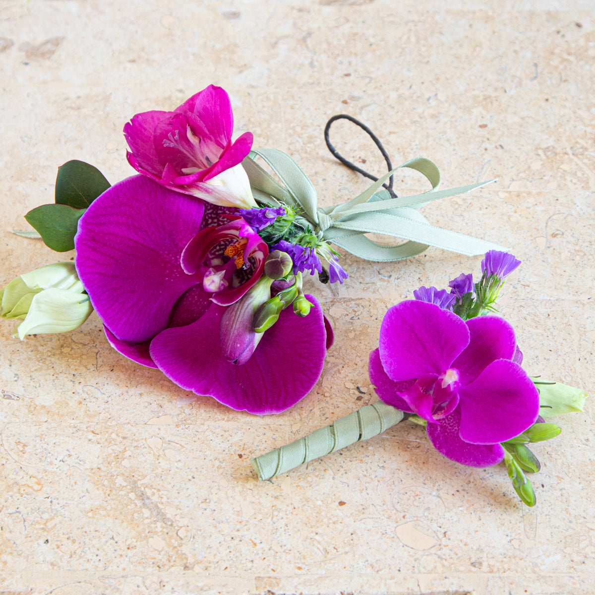 Khloe Corsage and Boutonniere DB Studio