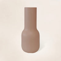 Tall Tan Ceramic Vase DB Studio
