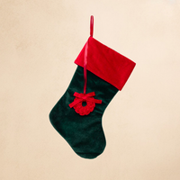 Velvet Christmas Stocking DB Studio