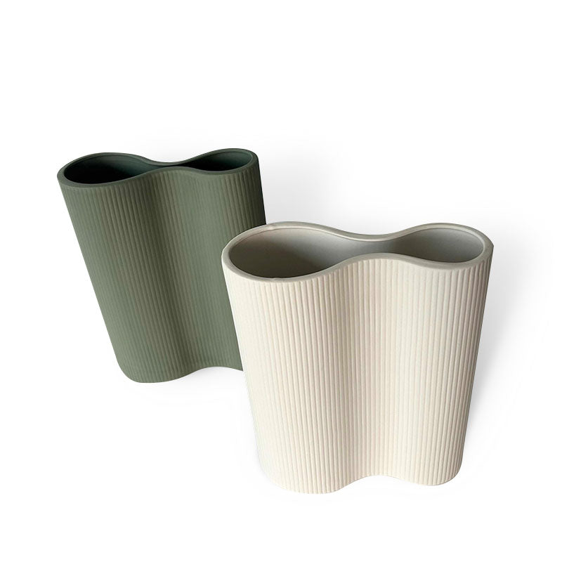 Wavy Ceramic Vase DB Studio