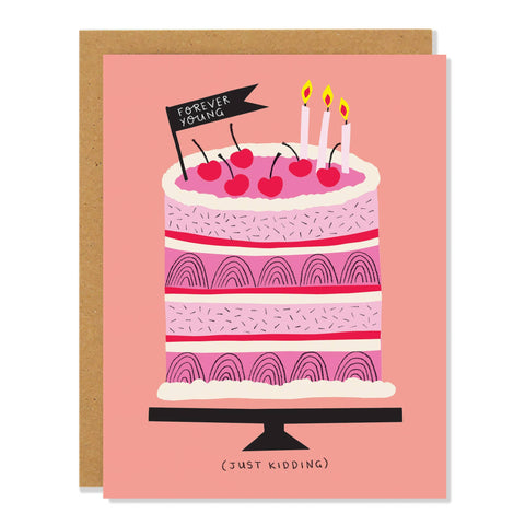 Forever Young - Birthday Greeting Card Badger & Burke