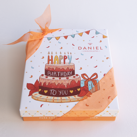 Daniel Chocolates Happy Birthday Box (18 pcs) DB Studio