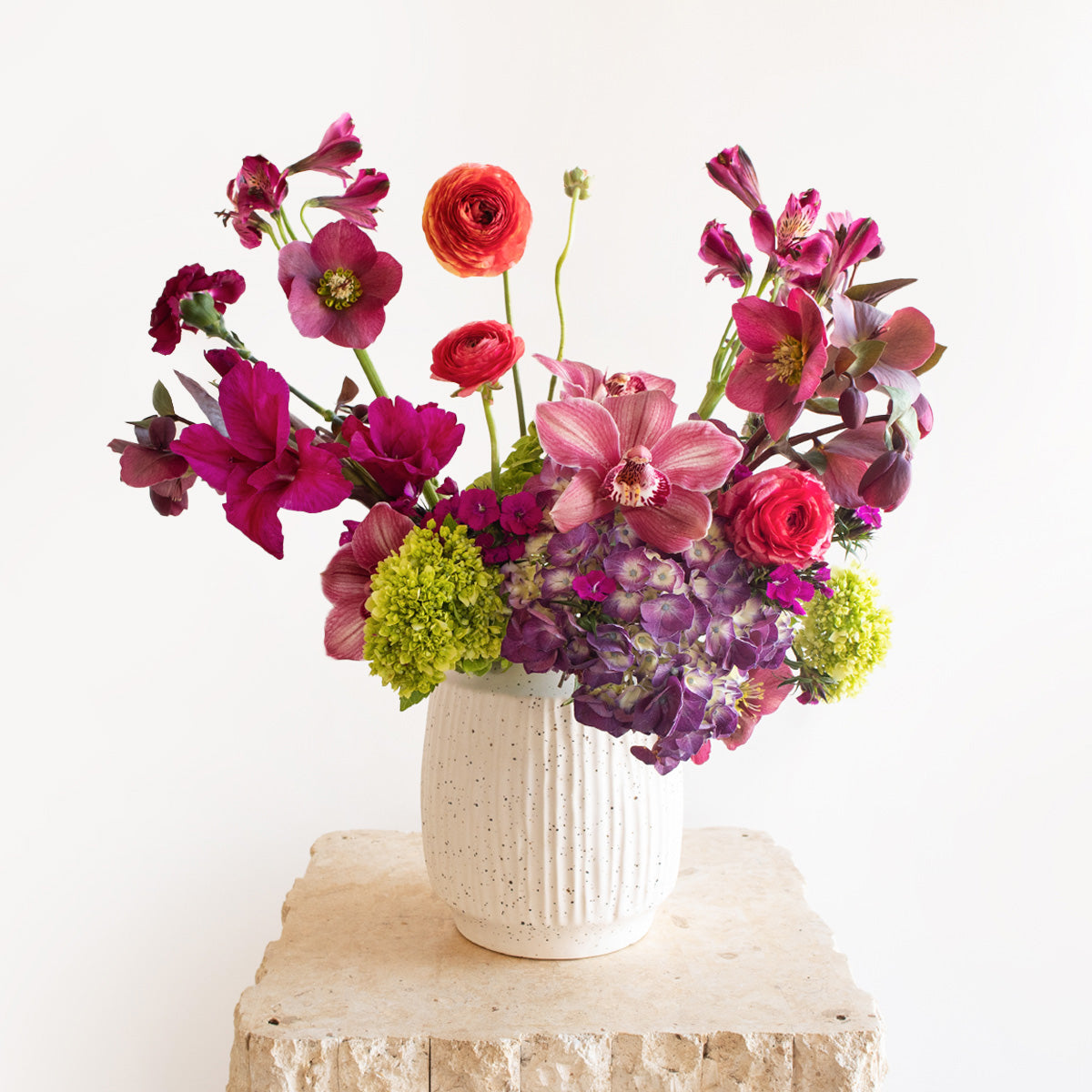 Designer Blooms Choice Vase - Bold and Bejeweled DB Studio